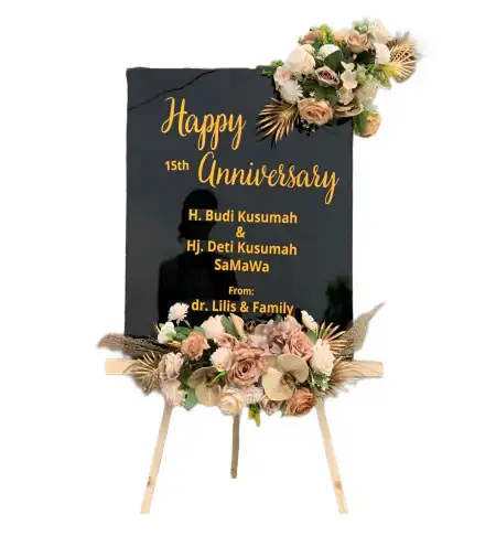 Papan Bunga Akrilik Bendan Kergon