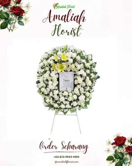 Krans Bunga Duka Bendan Kergon